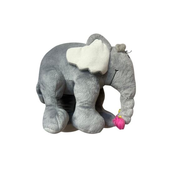 Dr. Suess Elephant Stuffed Animal Plush Toy 9" Grey Soft - Picture 2 of 4